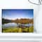 Designart - Still Waters of Fall Lake - Landscape Canvas Art Print